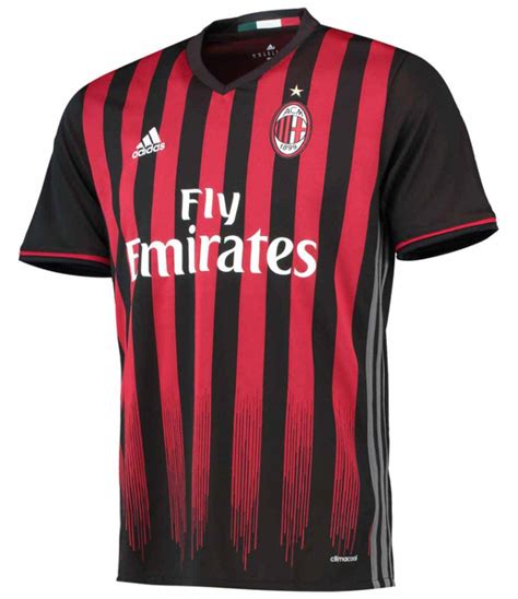 AC Milan Home Kit 2016-2017 - Footy Boots