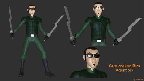 Generator Rex: Agent Six by Korzuan on DeviantArt