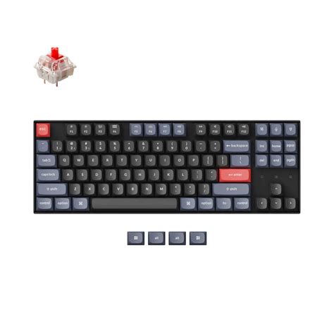 Клавиатура механическая K Key Gateron G Pro Red Hot Swap BT USB A EN UKR White Led