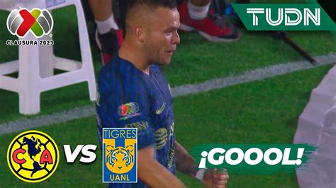 GOLAZO DEL AMÉRICA Cabecita adelanta al ame Tigres 0 1 América