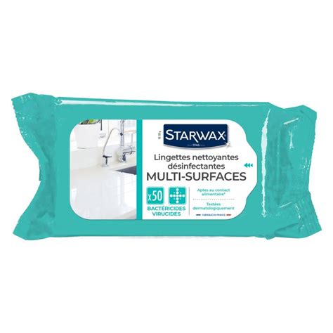 Lingettes Nettoyantes D Sinfectantes Multi Surfaces Starwax X Leroy