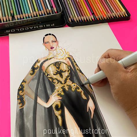 Fashion Design Illustration By Paul Keng