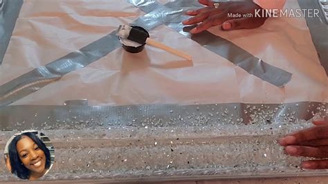 Using Crushed Glassglam Diy Mirrorshow To Glam Mirrors Using Diamonds Or Crushed Glassdiy