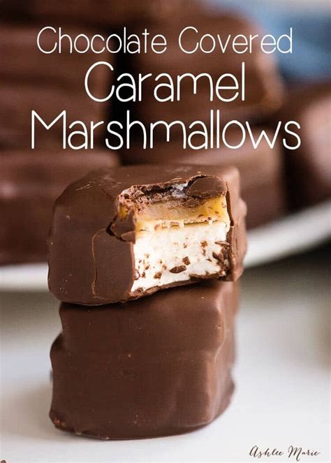 Chocolate covered caramel marshmallow recipe copycat scotchmallows ...