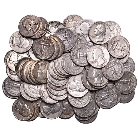 90% Silver Quarters Washington 77-Coin Lot - Numismax