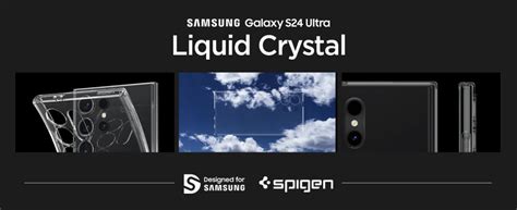 Spigen Liquid Crystal Clear Military Grade Protection Case For Samsung