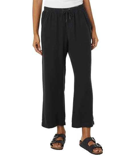 Splendid S Angie Crop Wide Leg Pant In Black Lyst