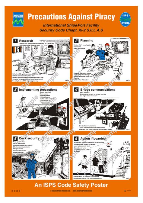 Maritime Progress Uk Wv Safety Poster For Precautions Against