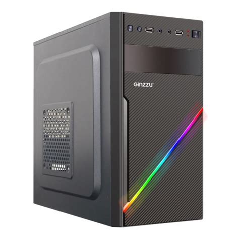 Корпус Ginzzu D400 RGB без БП — купить по низкой цене в интернет ...