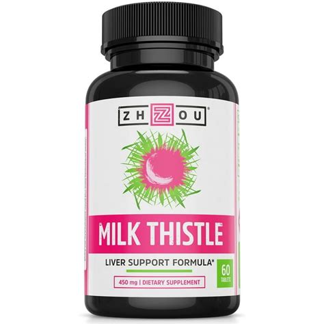 Zhou Milk Thistle Standardized Silymarin Extract For Maximum Liver