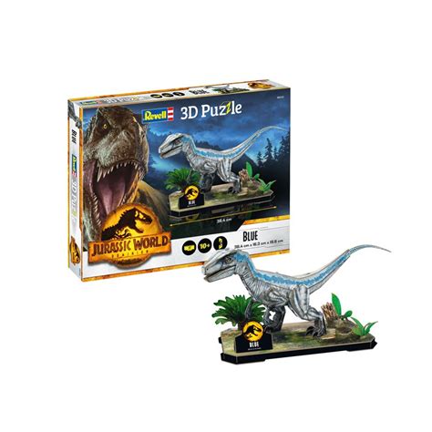 Revell 00243 3d Pussel Jurassic World Dominion Blue