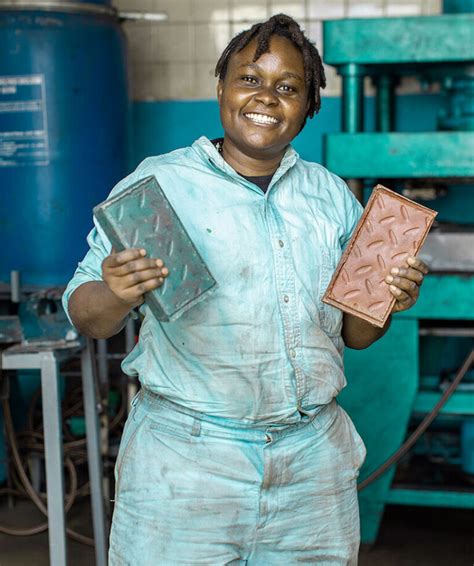 Kenyan Womans Startup Recycles Plastic Into Bricks That Are Stronger