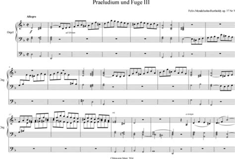 Praeludium Und Fuge III D Moll II Fuge Op 37 Nr 3 Felix