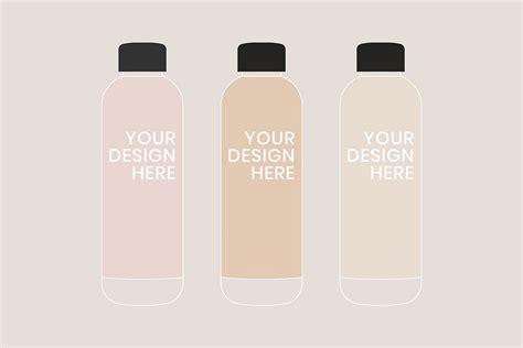 Bottle mockup, product packaging psd | Free PSD Mockup - rawpixel