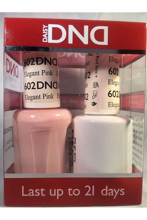 DND DAISY GEL UV NAIL POLISH DUO SET Gel Lacquer 602 Elegant