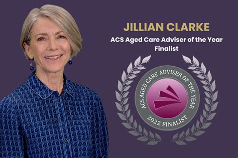 Congratulations Jillian Clarke ACS Aged Care Adviser Of The Year