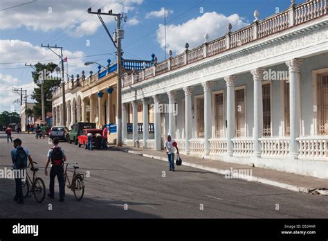 Cuba Pinar Del Rio Province Pinar Del Rio City Buildings Stock Photo