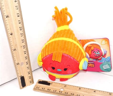 Dreamworks Trolls Dj Suki 25 Plush Toy Head Figure Mini Bean Bag