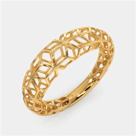 Plain Gold Rings - Buy 150+ Plain Gold Ring Designs Online in India 2019 | BlueStone.com