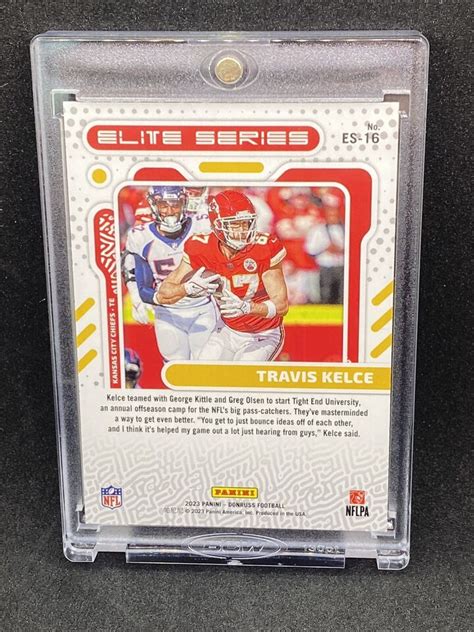 Travis Kelce RARE HYPER REFRACTOR INVESTMENT CARD SSP PANINI CHIEFS