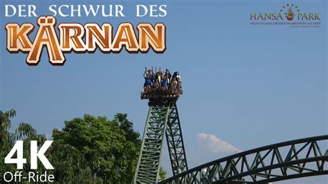 Der Schwur des Kärnan 4K UHD Off Ride Hansa Park Gerstlauer