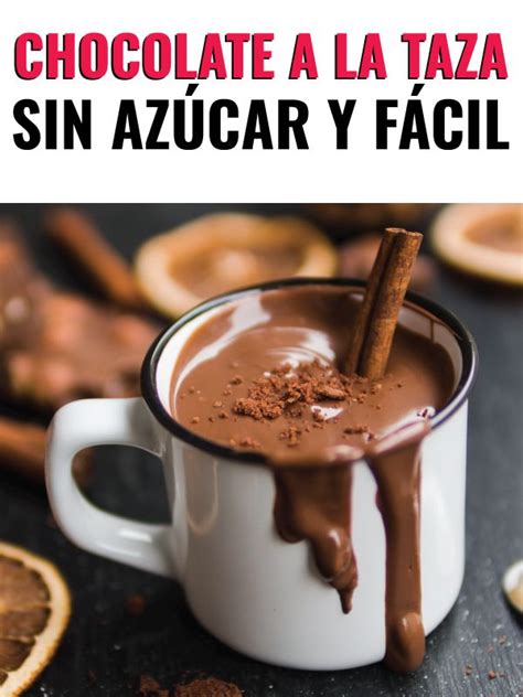 Chocolate a la taza fitness Receta sin azúcar y saludable PixelCafe