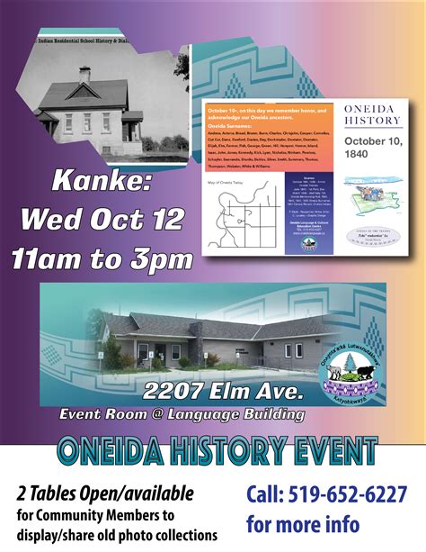 Oneida History Event | Oneida