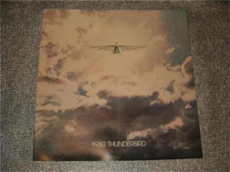Buy 1980 Ford Thunderbird Original Sales Brochure In Neenah Wisconsin