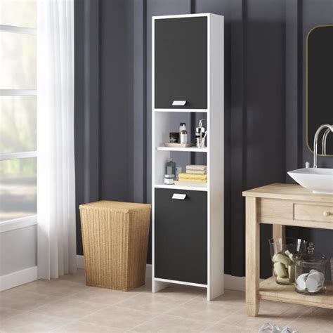 Casabel Meuble Colonne De Salle De Bain Avec Compartiments Armoire