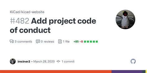 Add Project Code Of Conduct By Imciner Pull Request Kicad