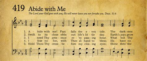 Hymn Story Abide With Me ReasonableTheology Org