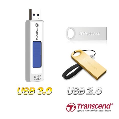 Transcend Debuts Two New 64gb Usb Flash Drives In Usb 2 0 And 3 0