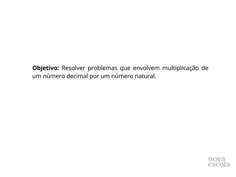 Multiplicação de um número decimal por um número inteiro - Planos de