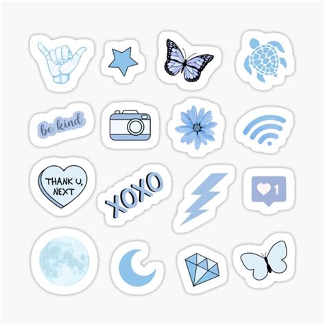 Aesthetic Stickers Blue Ubicaciondepersonas Cdmx Gob Mx