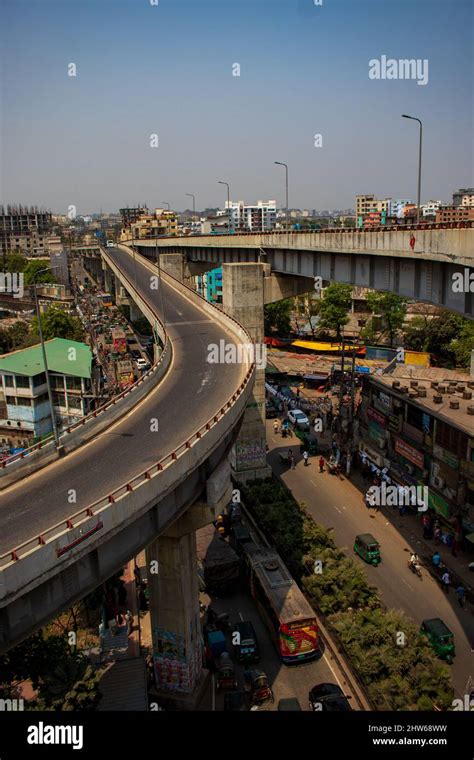 Vertical View Of Akhtaruzzaman Flyover Muradpur Flyover Bayezid Side