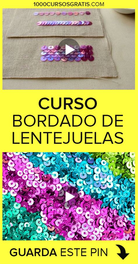 Curso Bordado De Lentejuelas Bead Embroidery Tutorial Bead