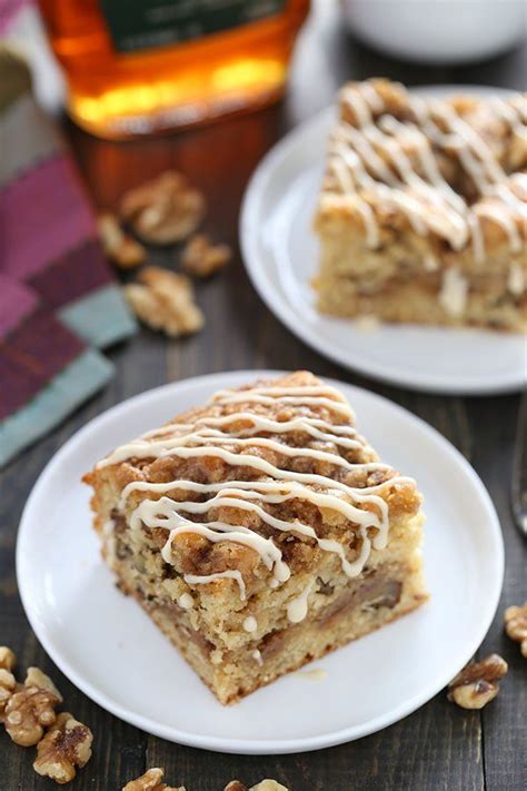 Maple Walnut Coffee Cake Coffee Cake Recipes Easy Coffee Cake Easy