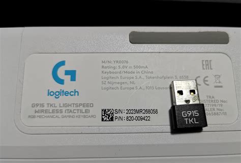 Bezdrátová mechanická klávesnice Logitech G915 TKL-FR | Aukro