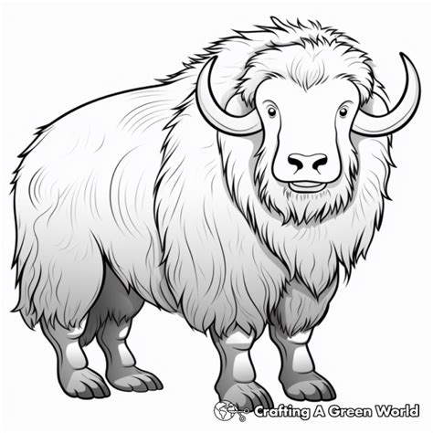 Musk Ox Coloring Pages - Free & Printable!