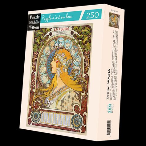 Puzzle En Bois Mich Le Wilson Pi Ces Alphonse Mucha Zodiaque