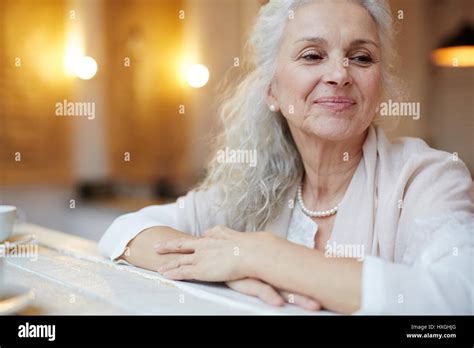 Mature Woman Enjoying Her Retirement Stock Photo Alamy