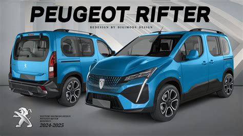 ALL NEW PEUGEOT RIFTER 2024 2025 REDESIGN Digimods DESIGN YouTube