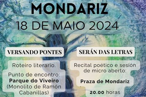 Mondariz celebra o primeiro Serán das Letras cun roteiro literario e un