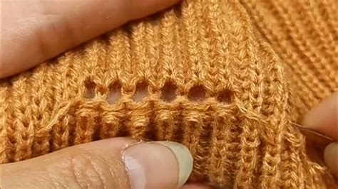 How To Easily Repair Holes In Knitted Sweaters At Home Without Leaving