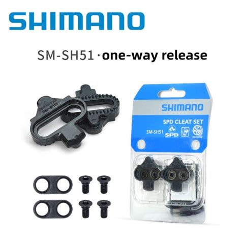 Shimano Sm Sh51 Spd Cleats Set Mtb Bike Bicycle Release Pedal For M520