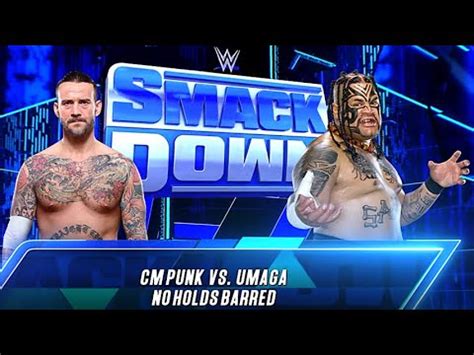 WWE 2K24 CM Punk Vs Umaga No Holds Barred At SmackDown PS5