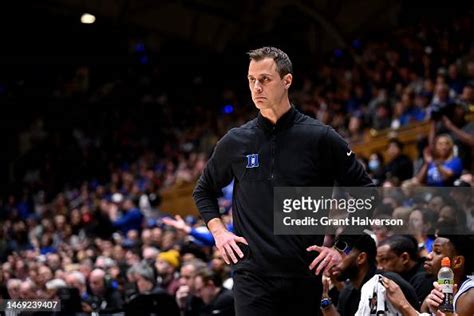 Head Coach Jon Scheyer Of The Duke Blue Devils Watches His Team Play News Photo Getty Images