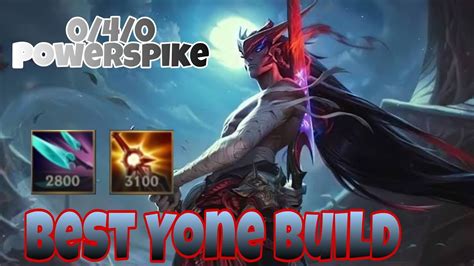 Yone Power Spike Build Best ComeBack In The Game Ft Zeronine YouTube