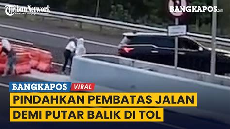 Demi Putar Balik Emak Emak Pengemudi Fortuner Nekat Pindahkan Pembatas