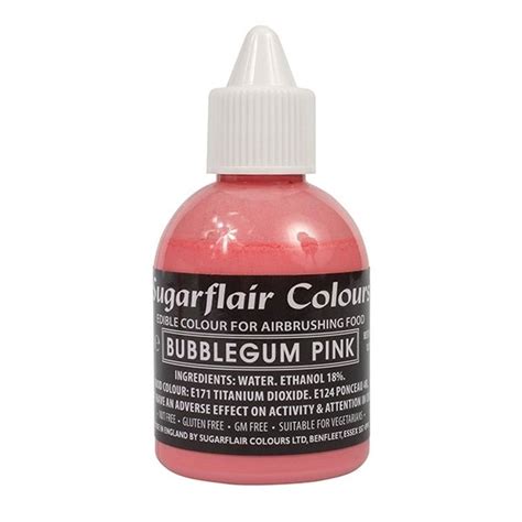 Sugarflair Pink Airbrush Liquid Colouring 60ml Free Delivery